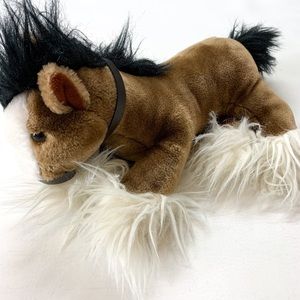 Busch Gardens Clydesdale Pony Horse Plush, Sitting Seated